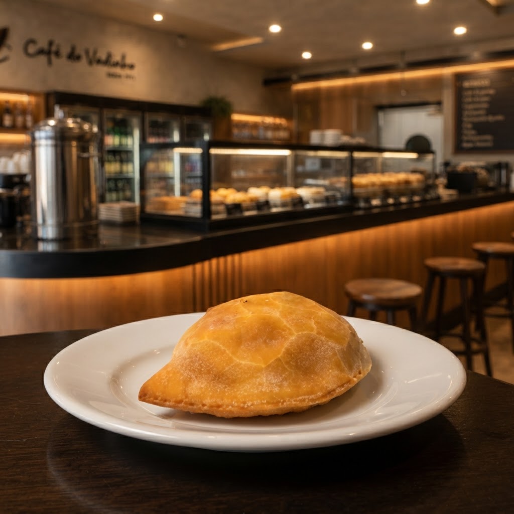 Foccacia Frita (Presunto, queijo, catupiry e tomate)