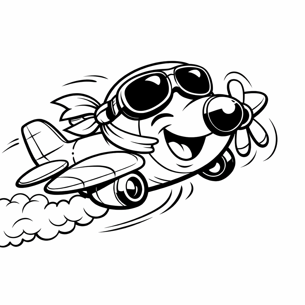 Flying blind illustration