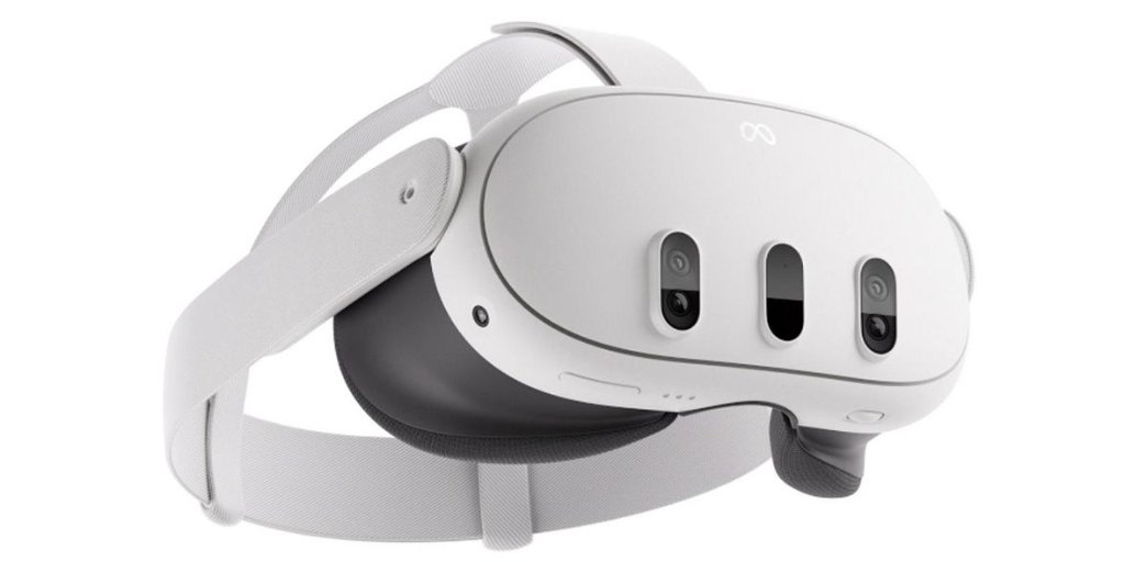 Meta Quest 3 VR headset — used for Ripplemesh browser-native WebXR simulation training