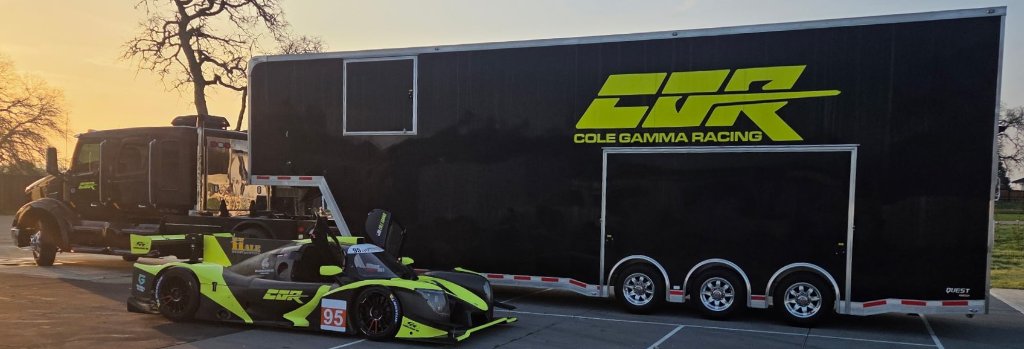 Cole Gamma Racing Truck and Trailer