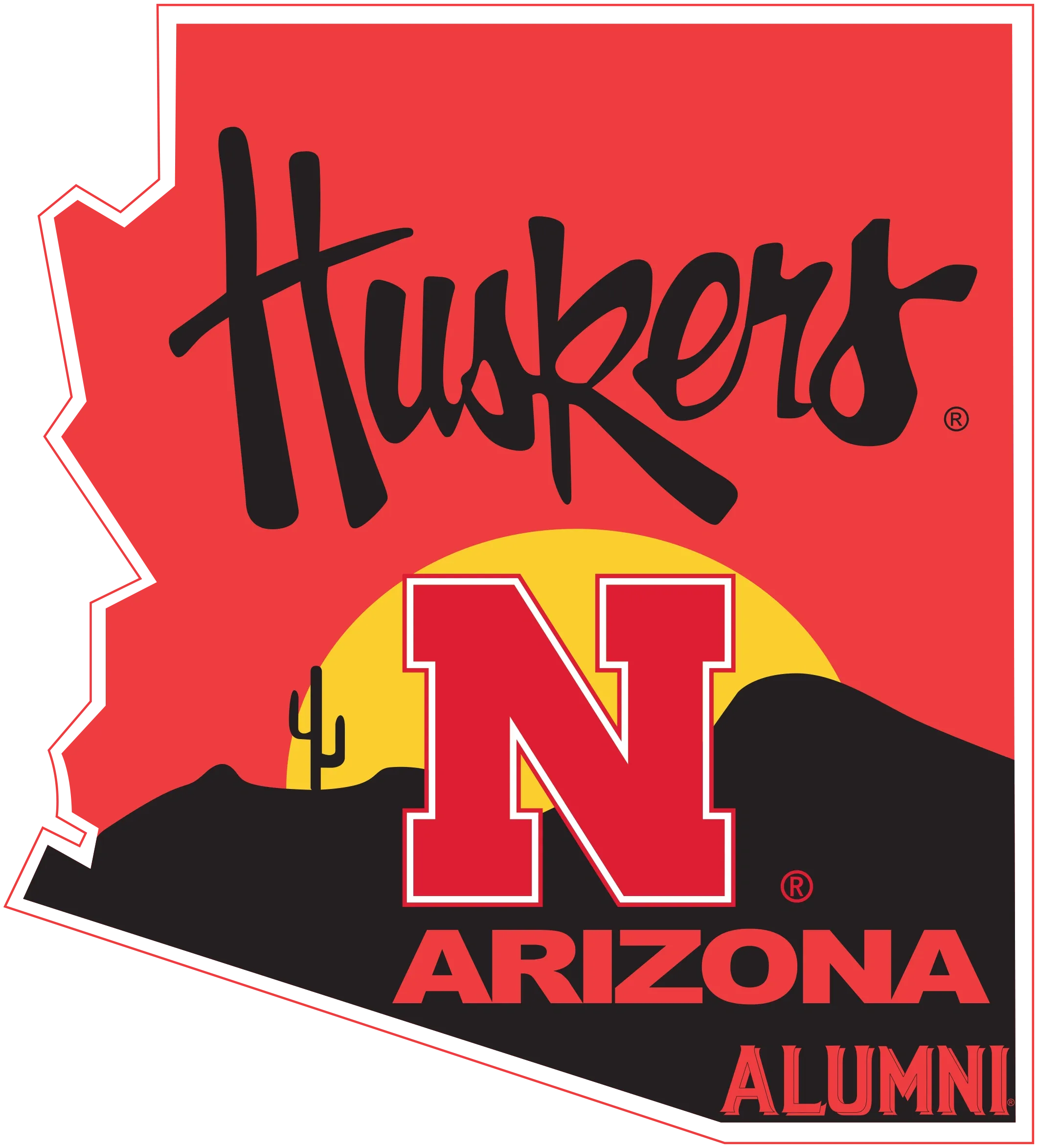 Huskers N Arizona Alumni logo