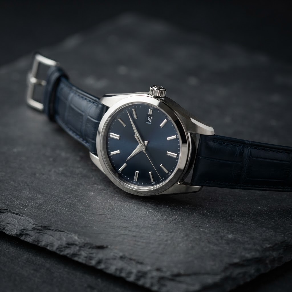 Heritage Automatic, Navy · Steel