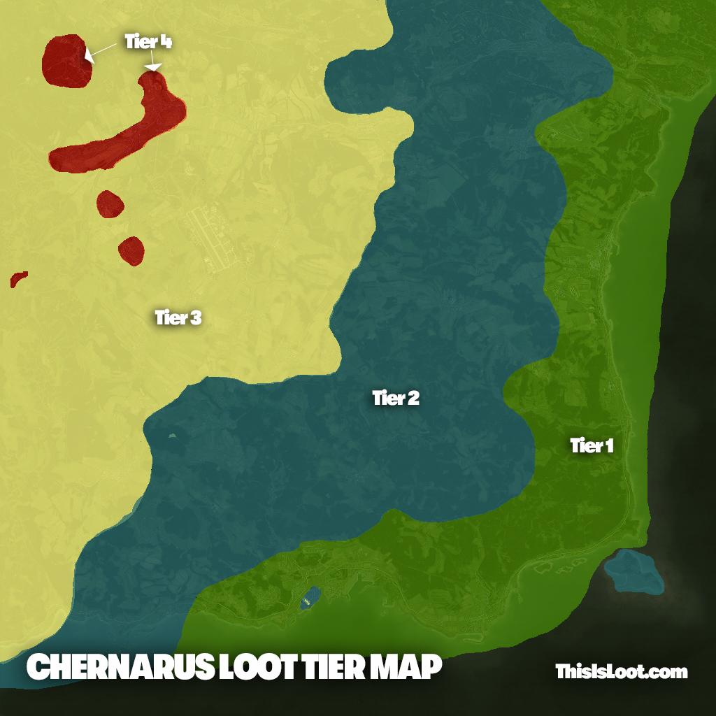 chernarus loot tier map
