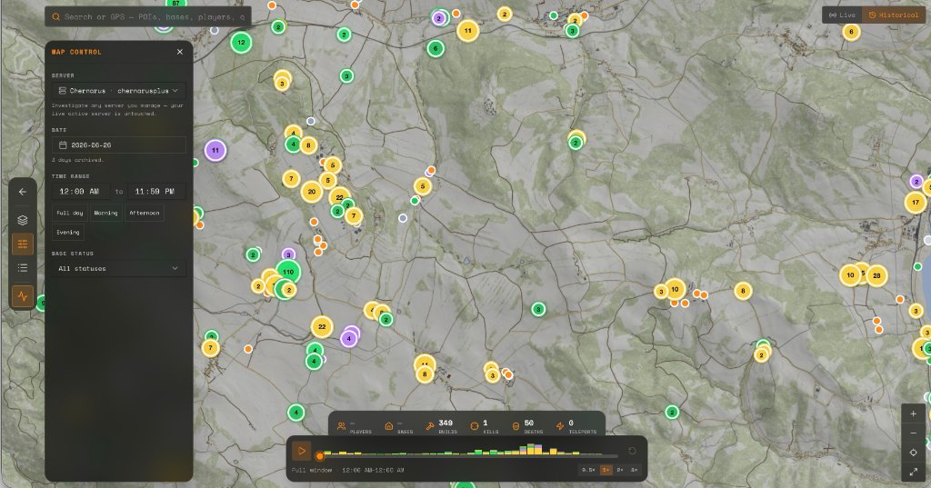 Map Control — Full Legend