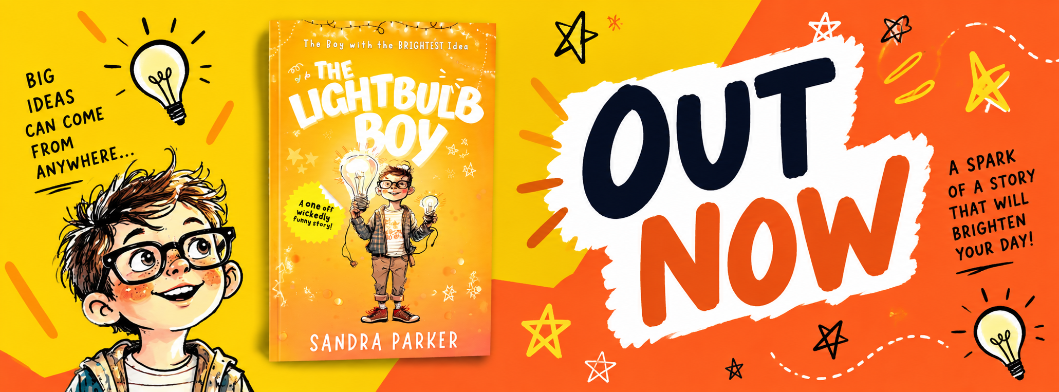 The Lightbulb Boy by Sandra Parker — Out Now