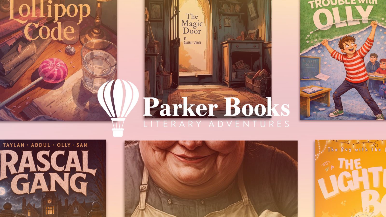 Parker Books — Literary Adventures banner