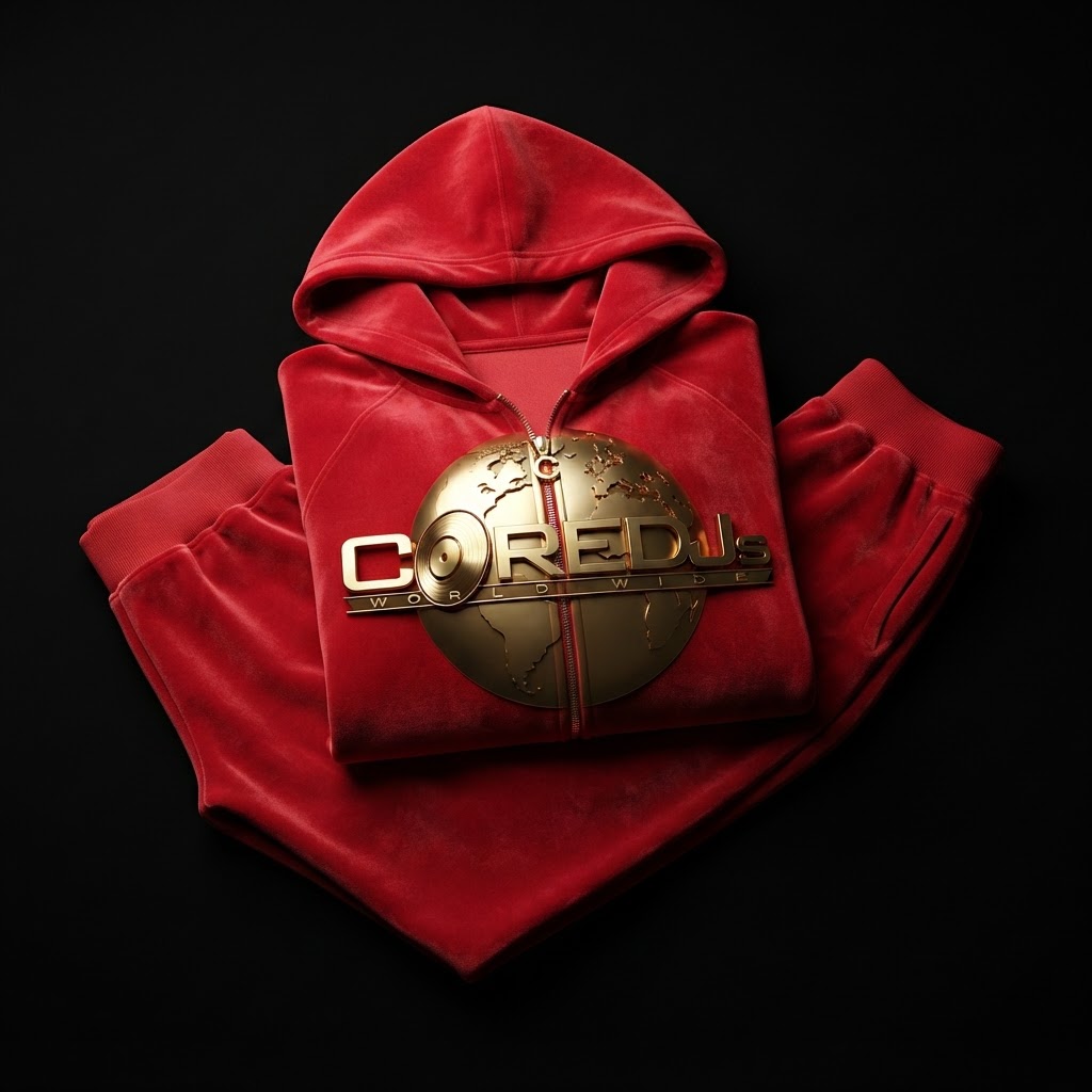 Core DJs Women's Sweatsuit, Zip Hoodie