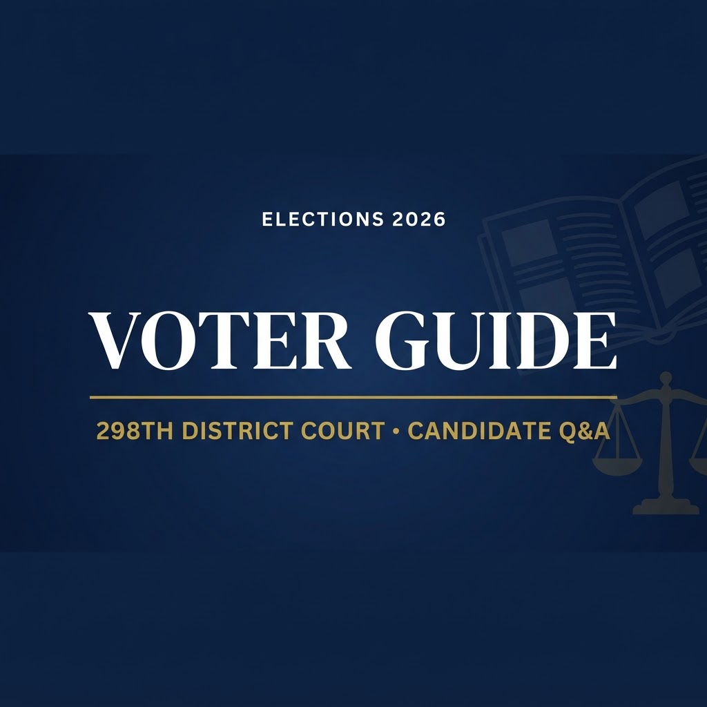 The Dallas Morning News Voter Guide: Clark B. Will on the 298th District Court