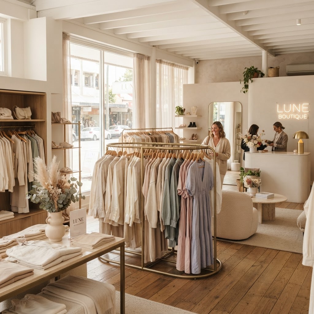 Boutique store interior