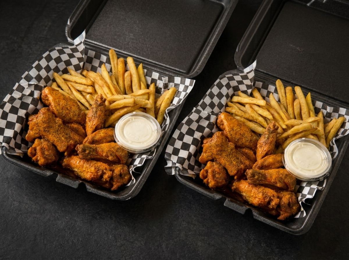 20 PC WING + 2 FRY + 2 DRINK