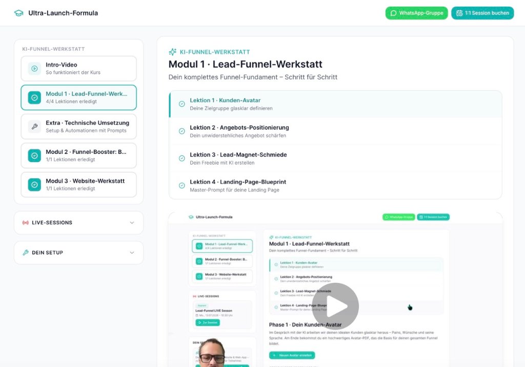 Modul 1 · Lead-Funnel-Werkstatt