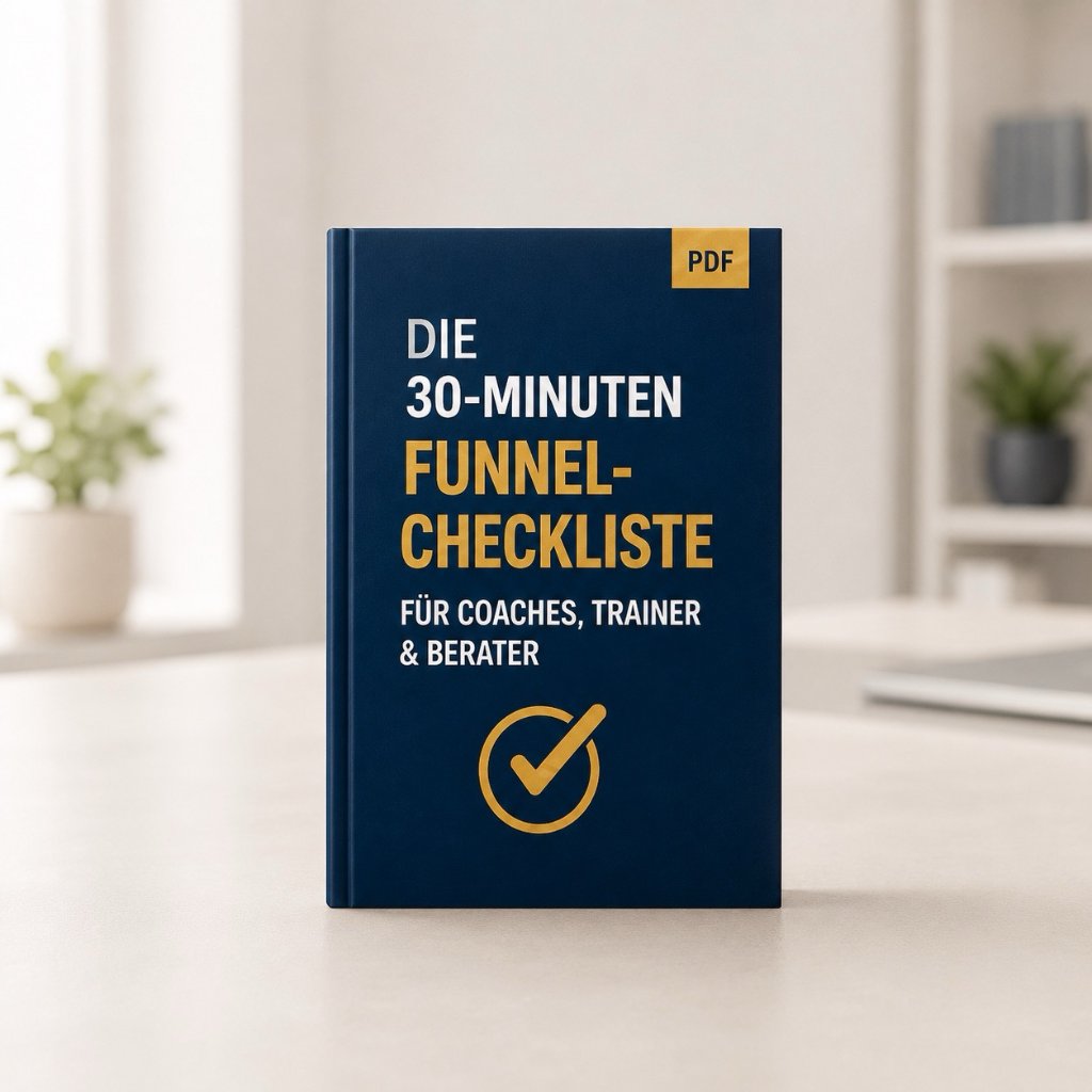 Die 30-Minuten-Funnel-Checkliste für Coaches, Trainer & Berater