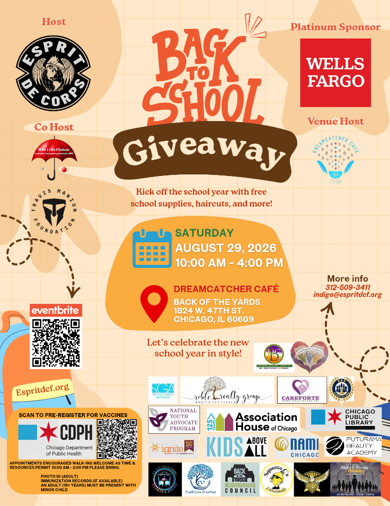 Back to School Giveaway — partner and collaborator organizations