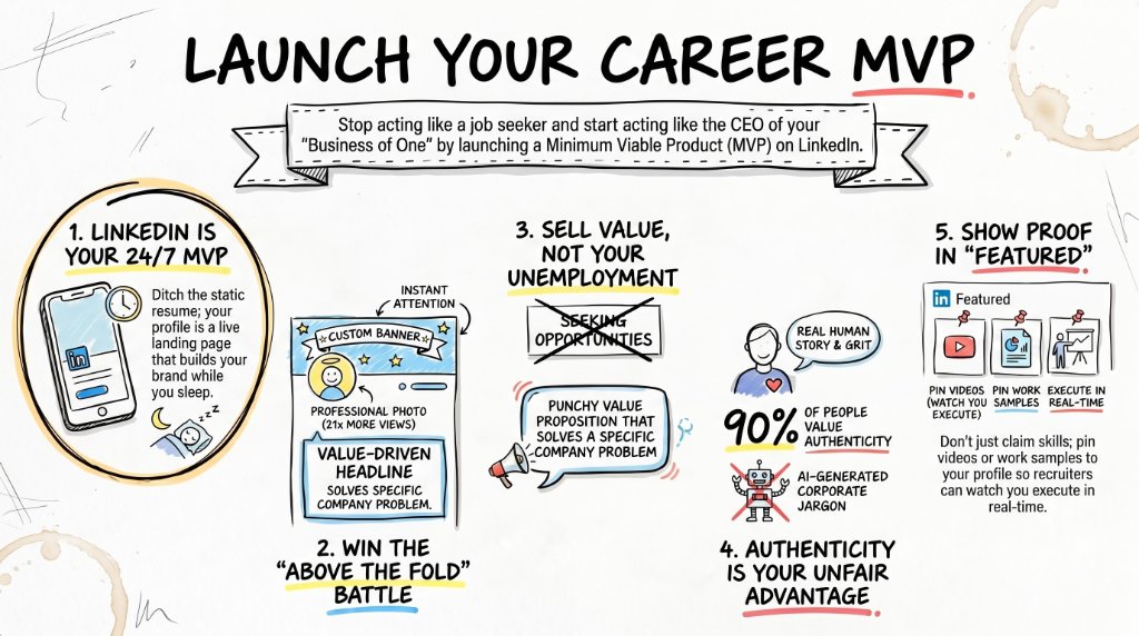 Launch Your Career MVP: Why Your LinkedIn Profile Is Your Most Powerful Weapon