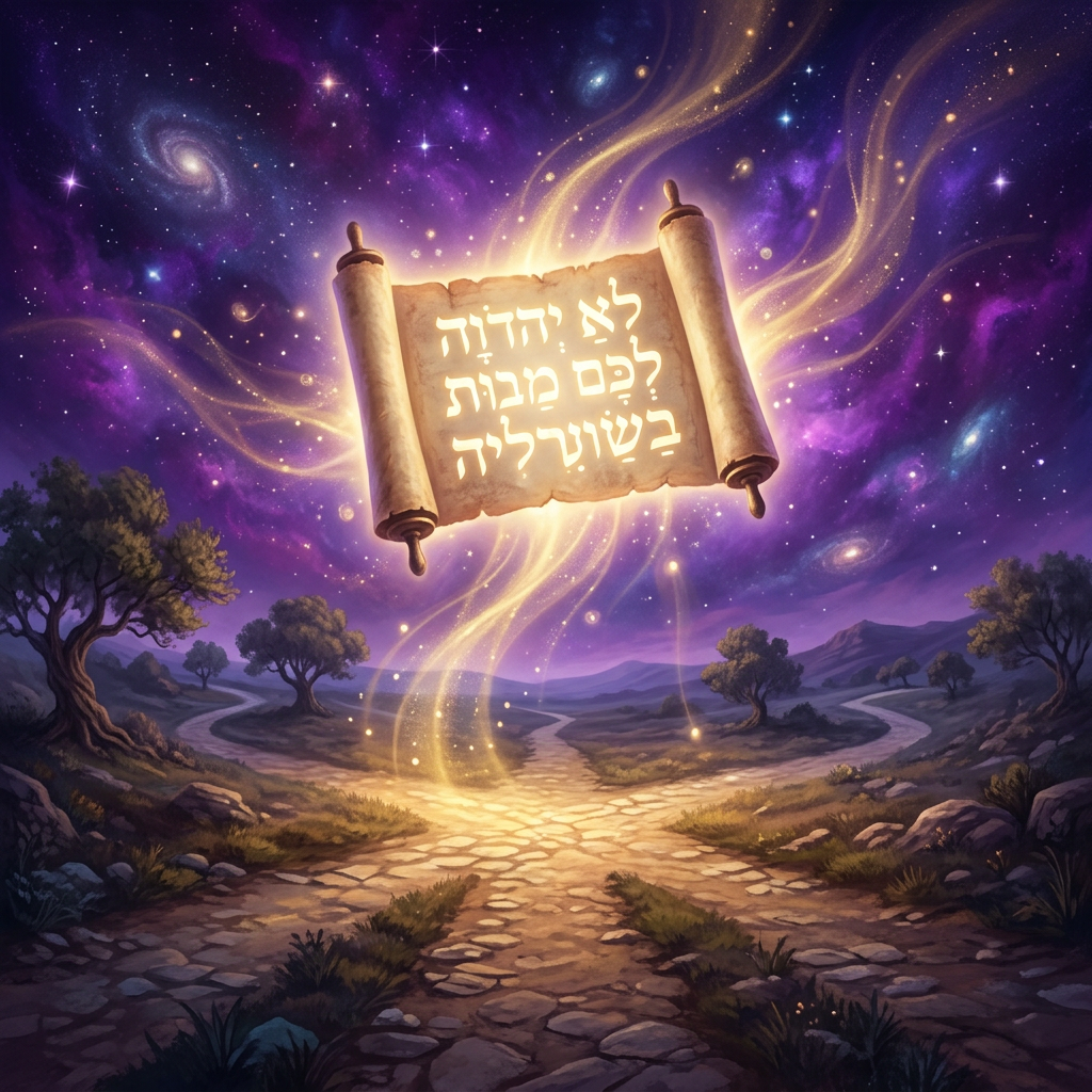 צומת דרכים עם מגילת תהילים זוהרת — גורל מול מסר