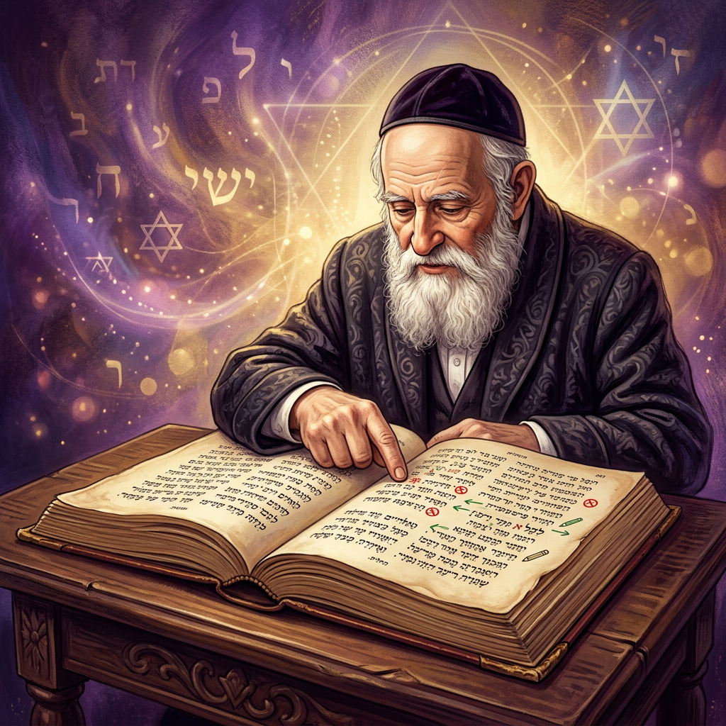 ספר תהילים עם סמלי אזהרה ועצות לפתיחה נכונה