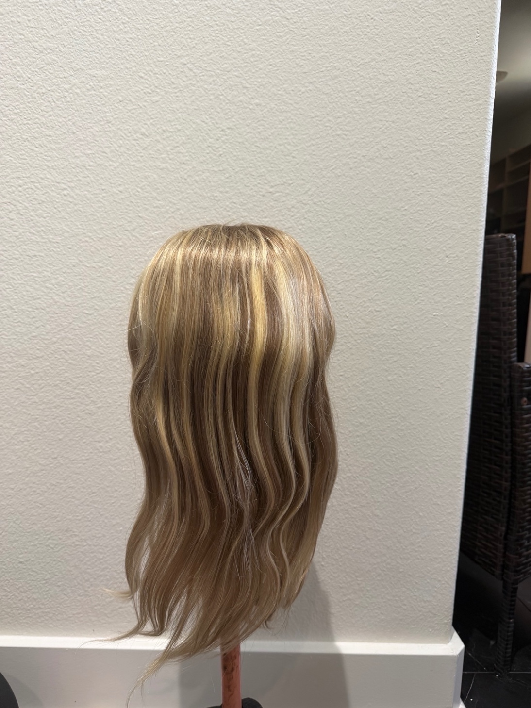 613 Blonde Highlights with Brown Roots