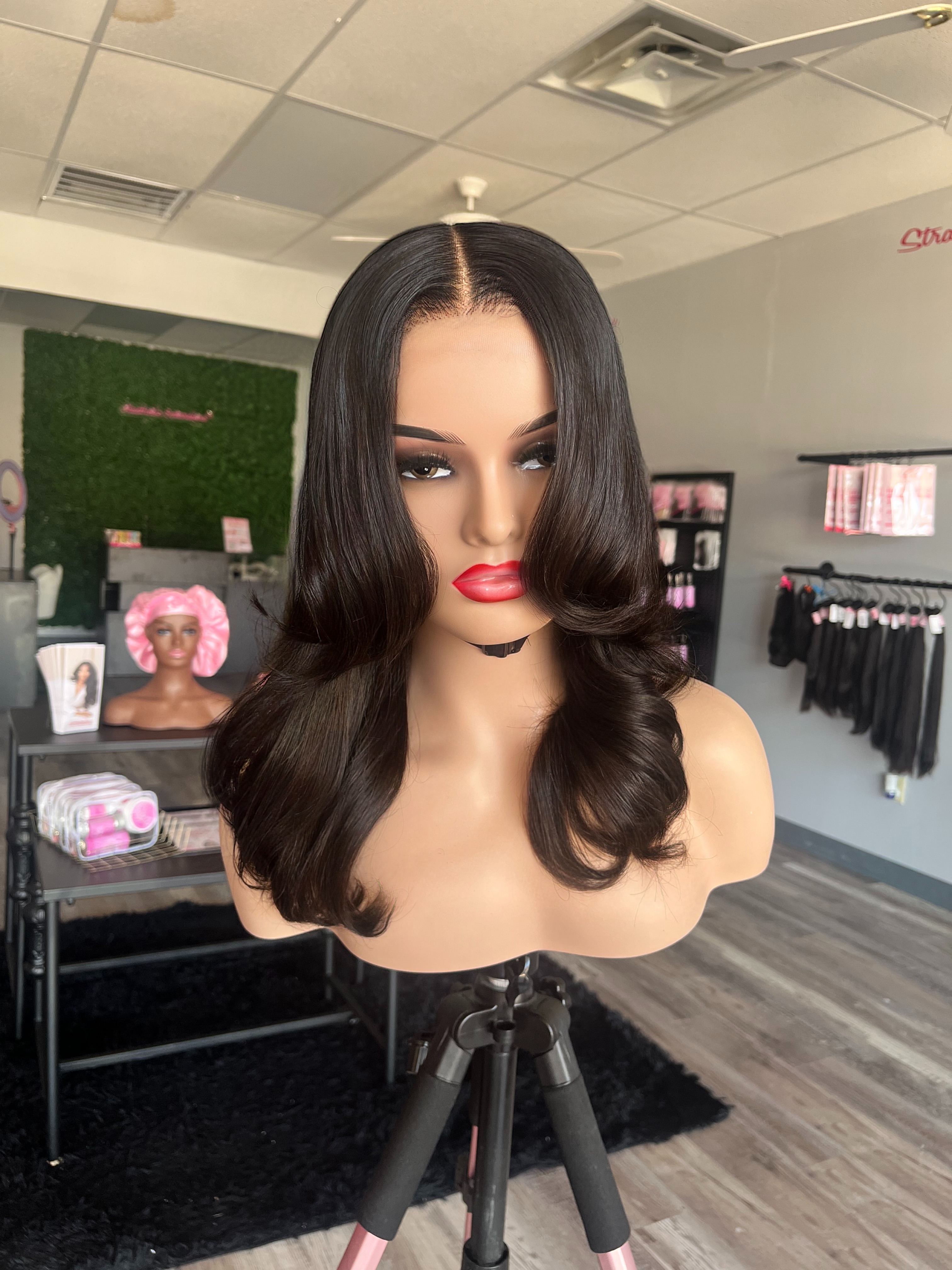 Straight Lace Closure Wig