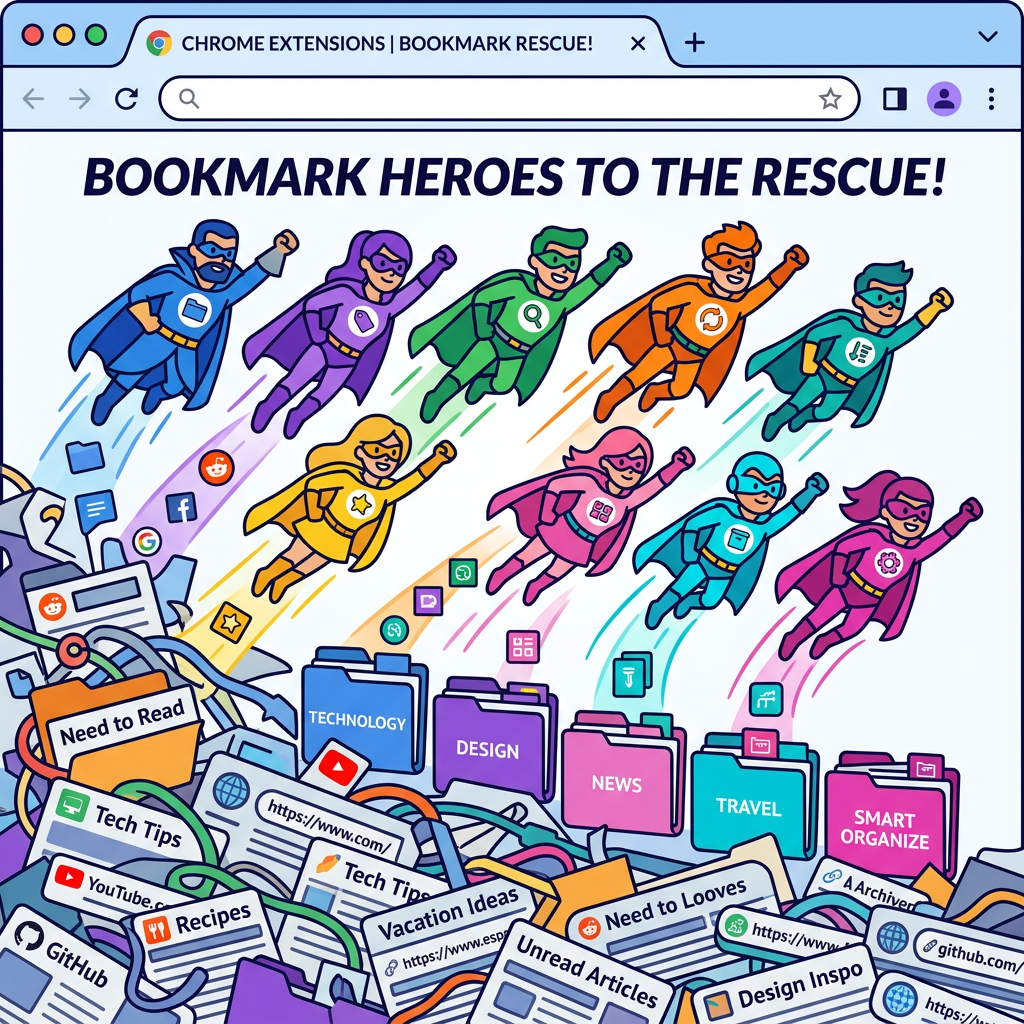 Chrome Bookmark Rescue: 9 Organizers That Actually Work