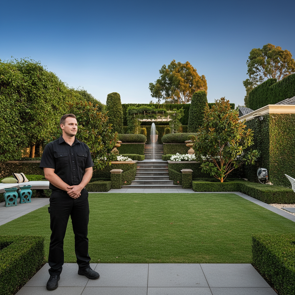 Horticultural specialist at work