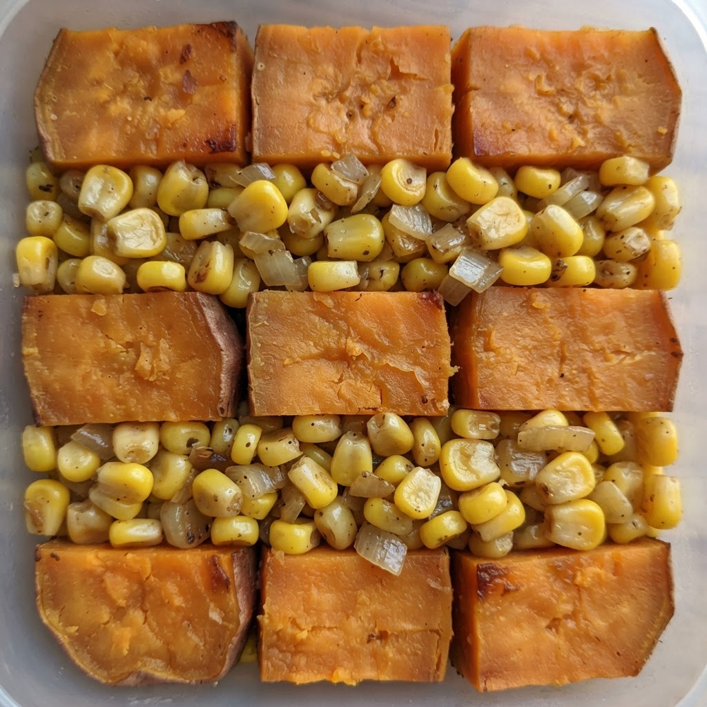 Terrina de Camote y Maíz con Toque Rústico