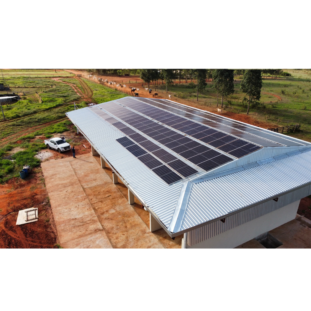 Projeto de instalação solar fotovoltaica realizada pela Ecoenergi Solar em Santa Rita do Pardo/MS