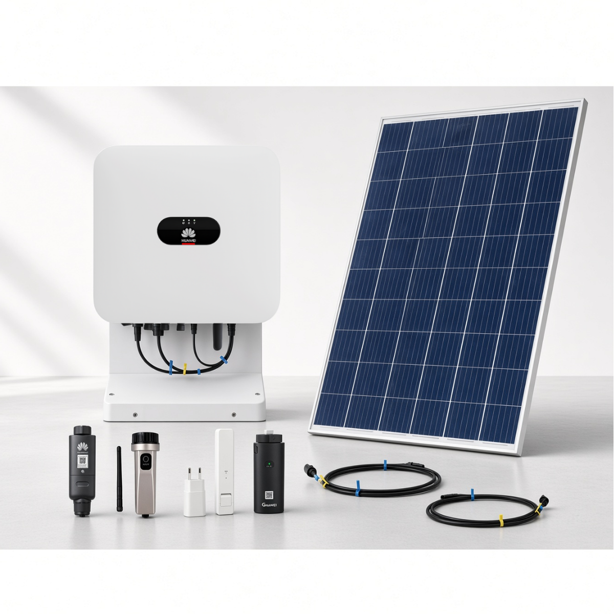 Equipamentos solares: inversores e painéis fotovoltaicos distribuídos pela Ecoenergi Solar