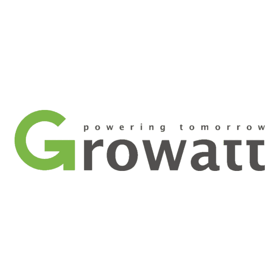 Logo Growatt - marca distribuída pela Ecoenergi Solar