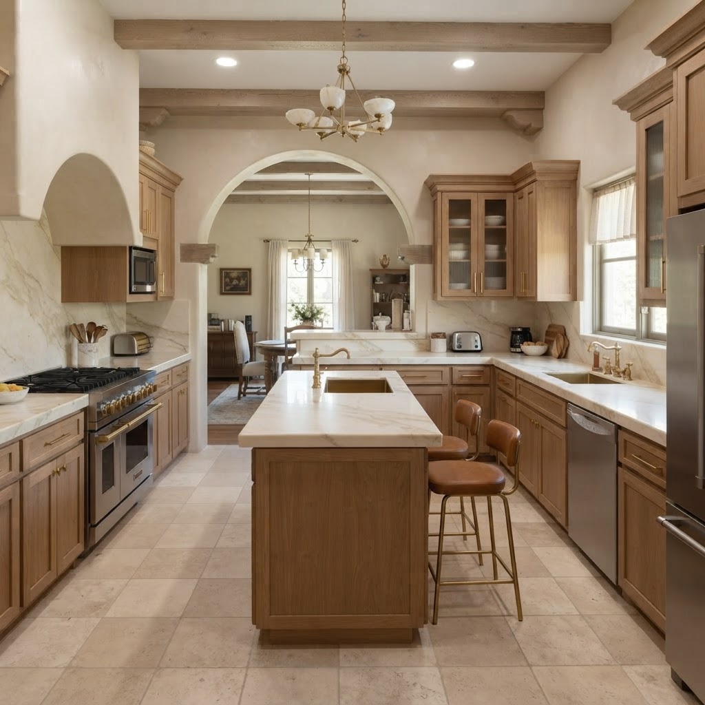 Mediterranean Kitchen Transformation — after