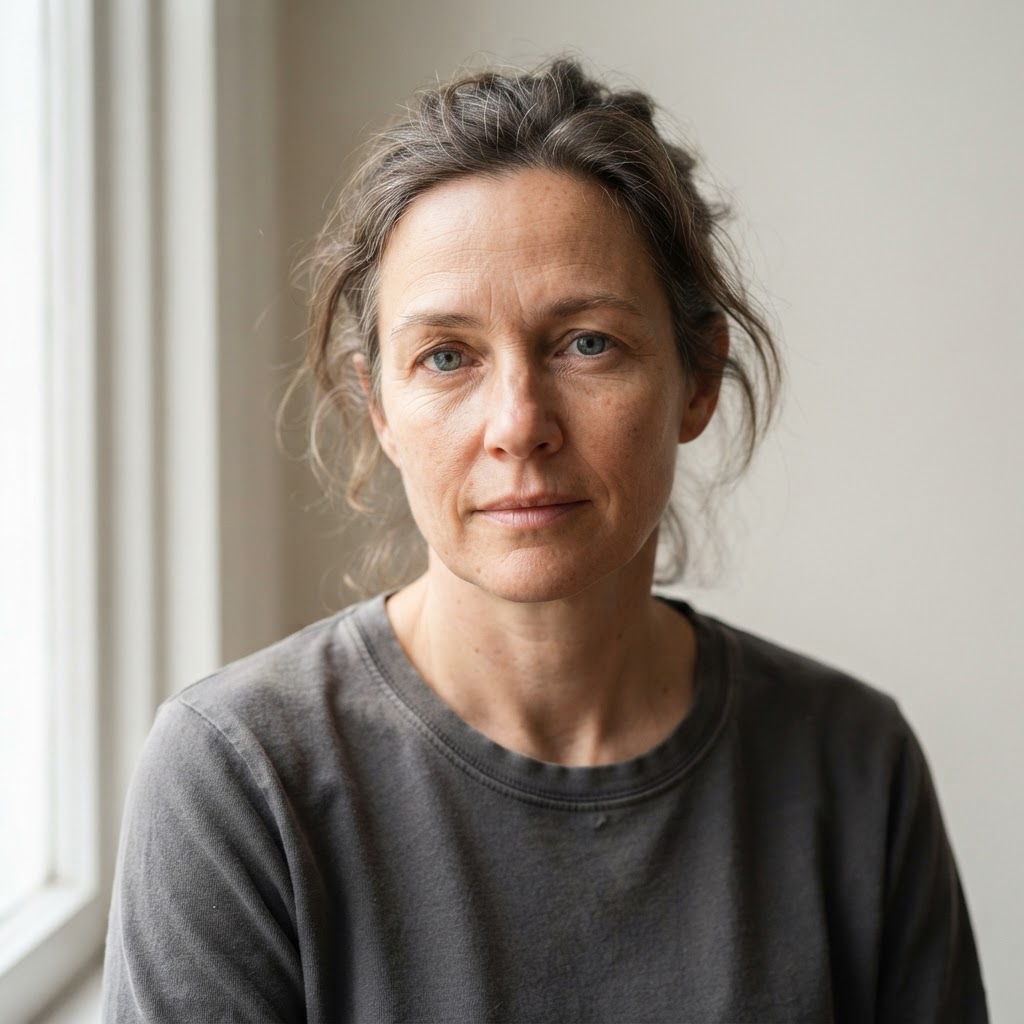 Portrait, Natural Skin, Soft Window