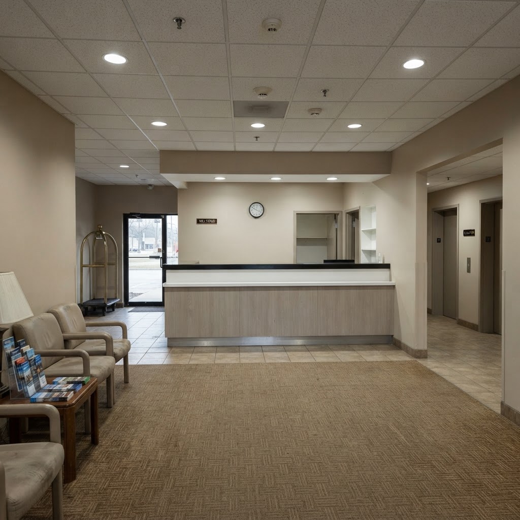 Boutique Hotel Reception Transformation — before