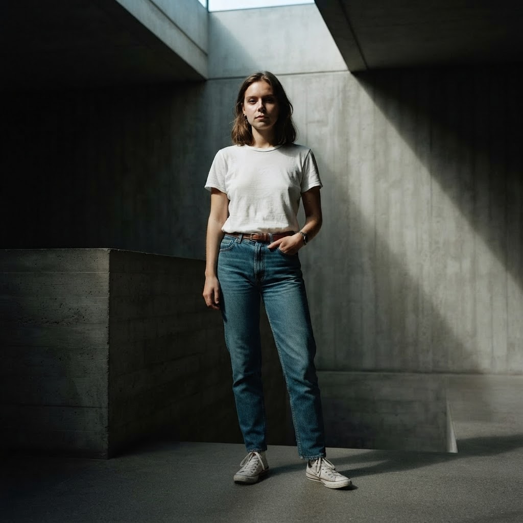 Everyday Outfit to Editorial Fashion Campaign