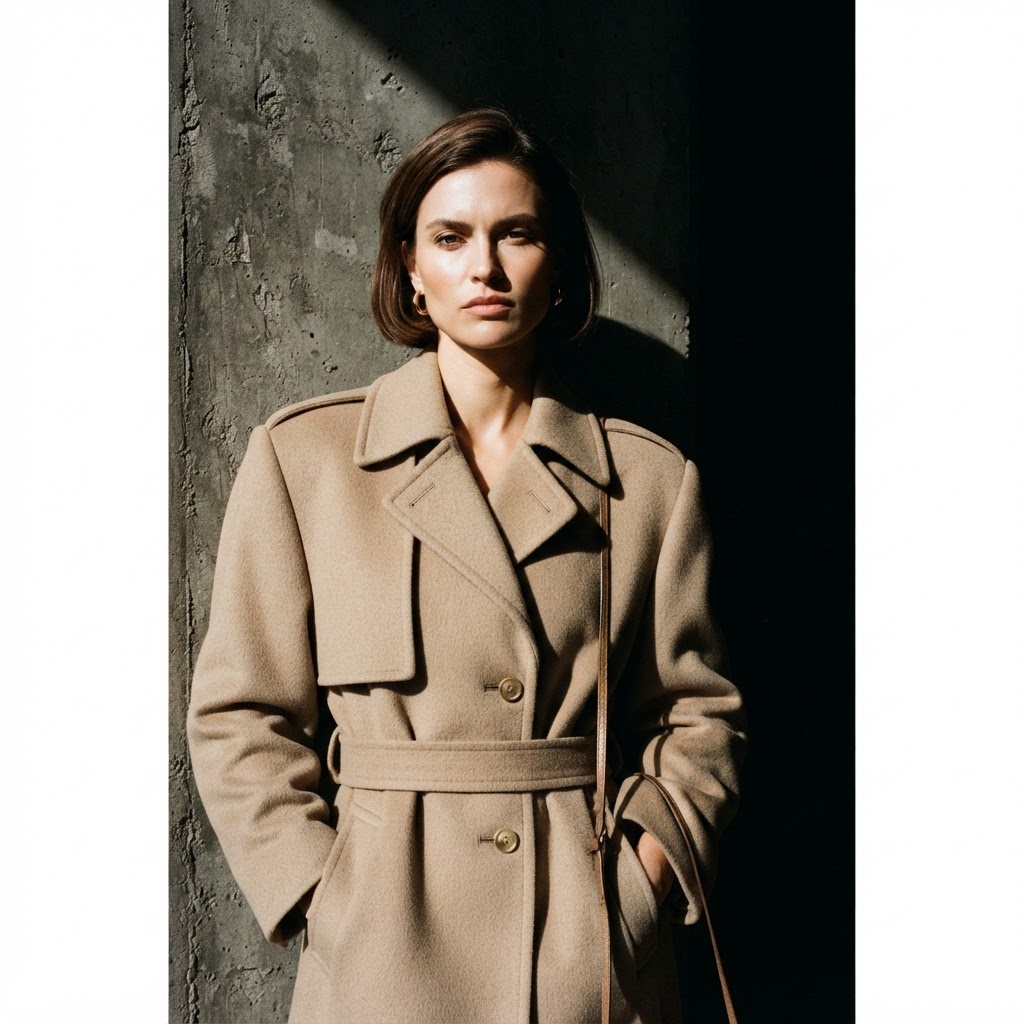 Editorial Fashion Portrait, Hard Light