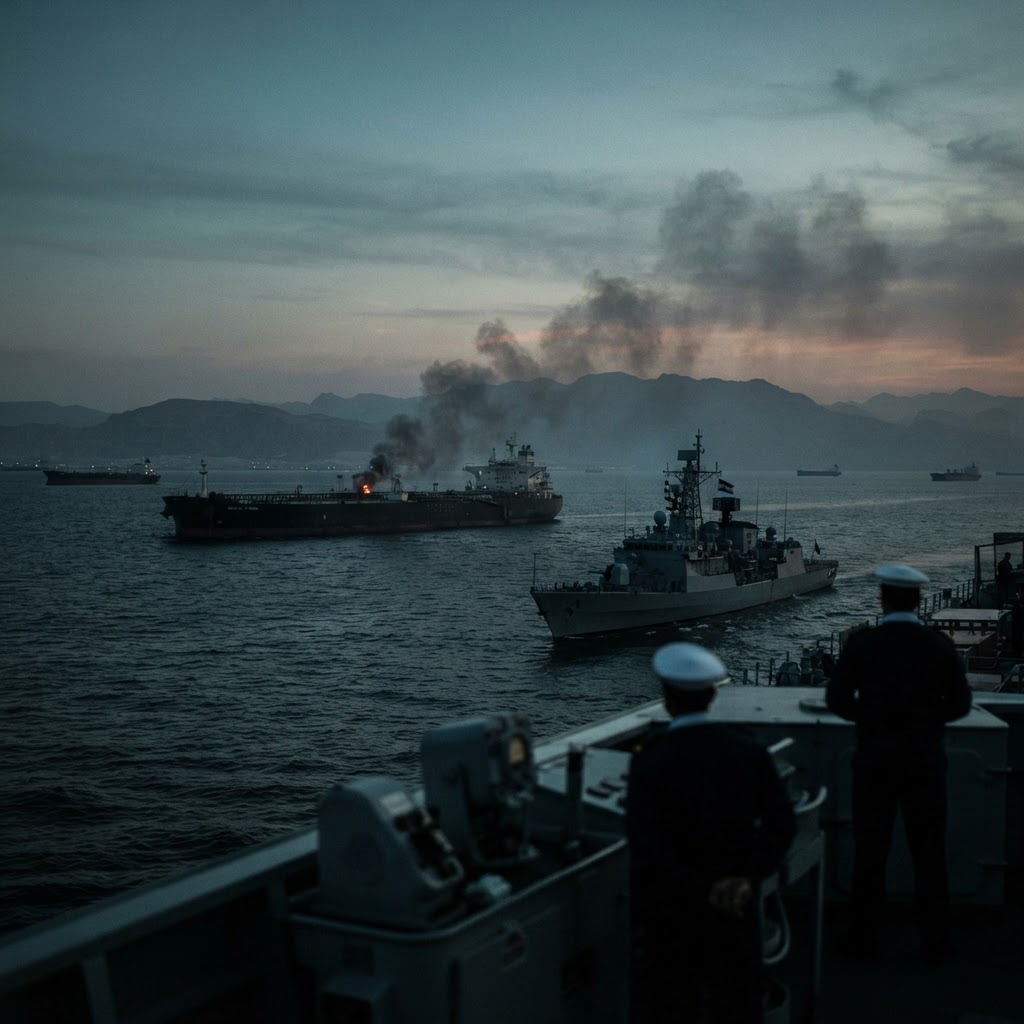 US, Iranian forces fire at vessels in waters near Iran