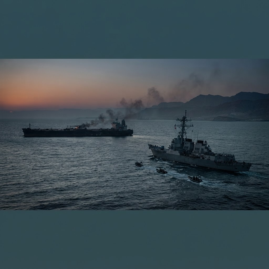 US Central Command says it hit three Iranian oil tankers