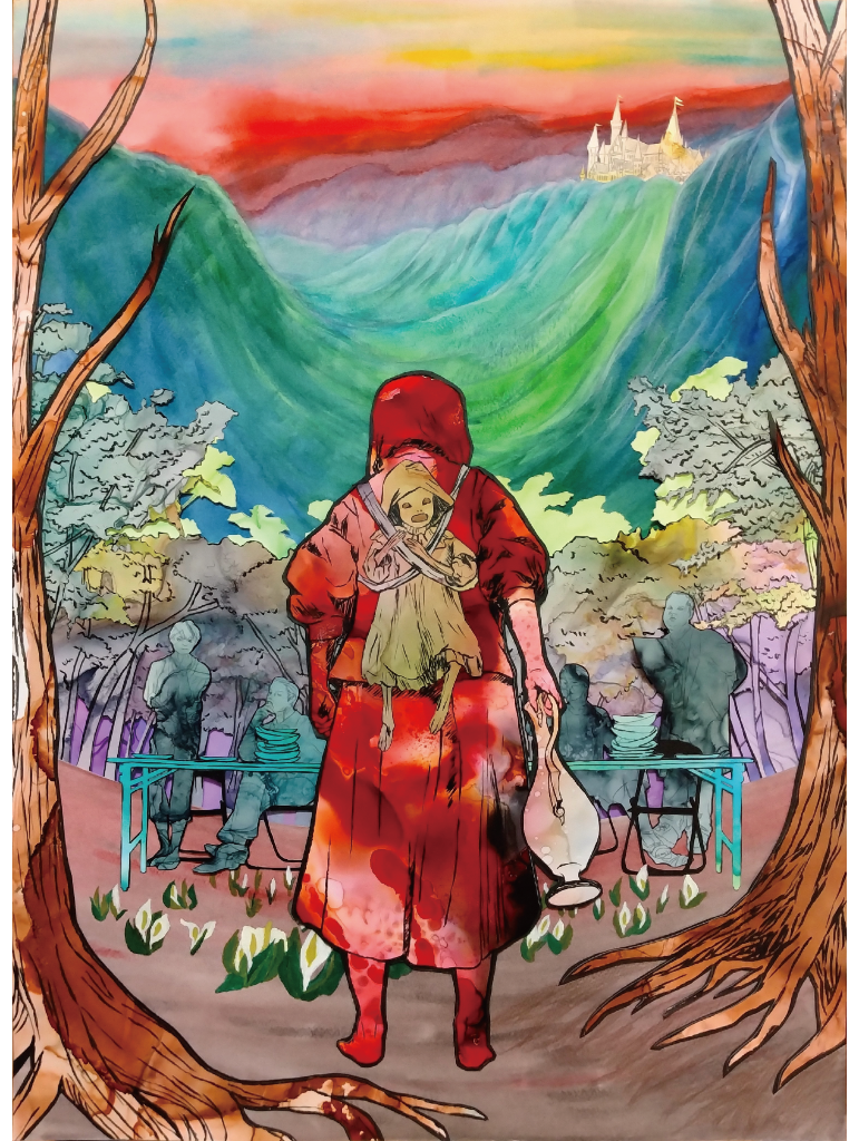 Red Riding Hood's Gaze - Expression of color perception through ASD and ADHD traits