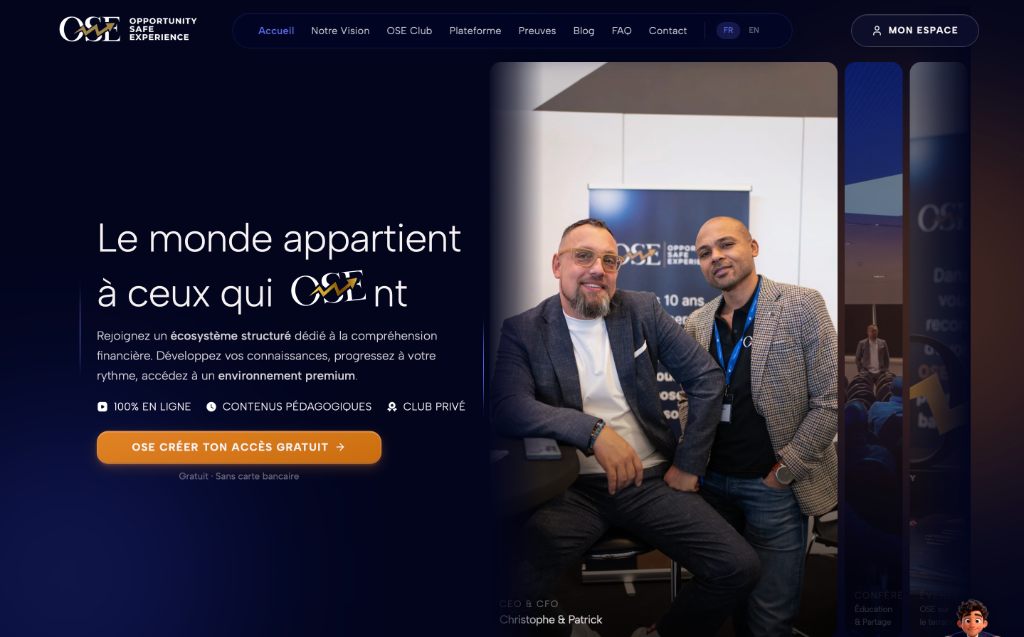 Infrastructure de pilotage et CRM sur mesure conçus par WebScale pour un fonds d'investissement