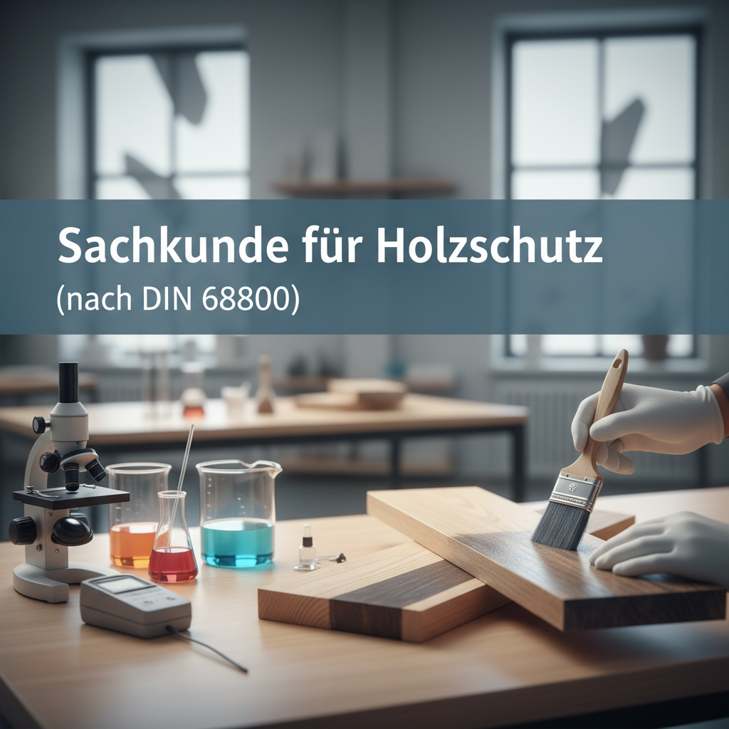 Sachkunde für Holzschutz (nach DIN 68800) - Online-Weiterbildung bei DEOSA Handwerks-Akademie
