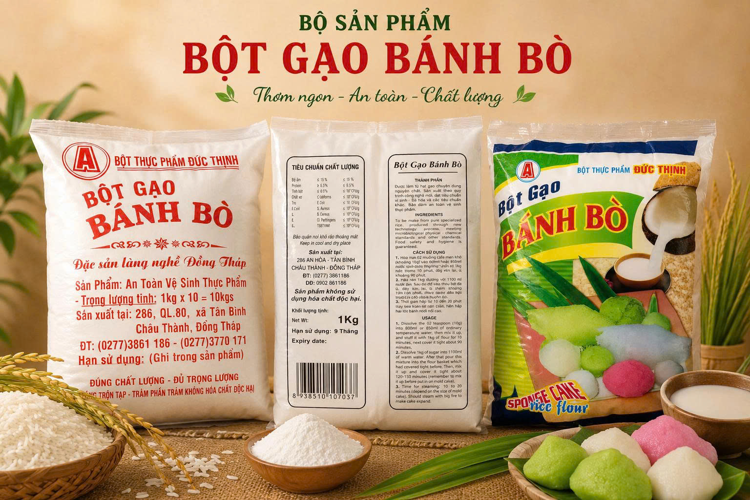 Bột Bánh Bò Không Men