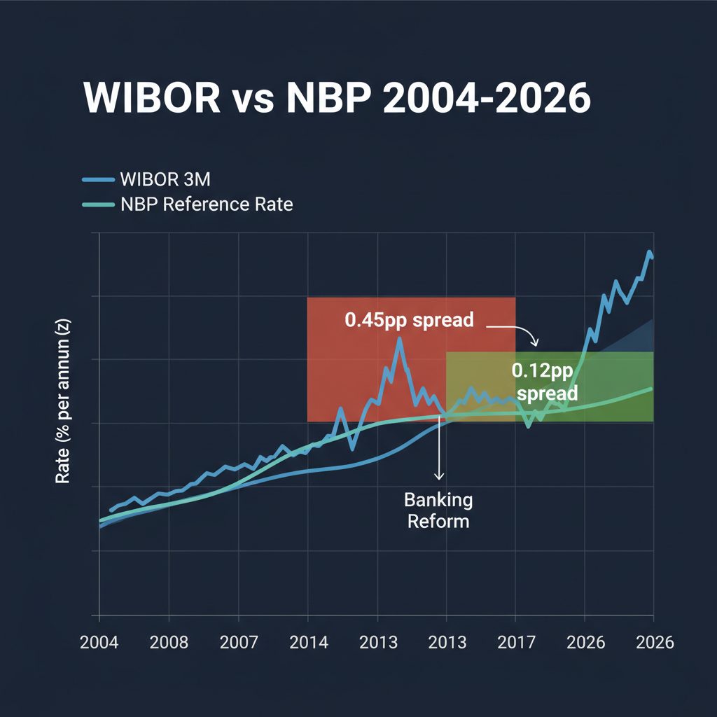 WIBOR był zawyżany o 0,45 p.p. przed 2013 rokiem? Dane GPW i NBP pokazują szokującą prawdę