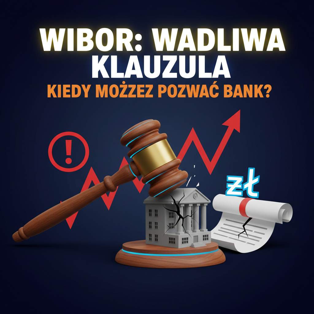 WIBOR: wadliwa klauzula – kiedy pozwać bank