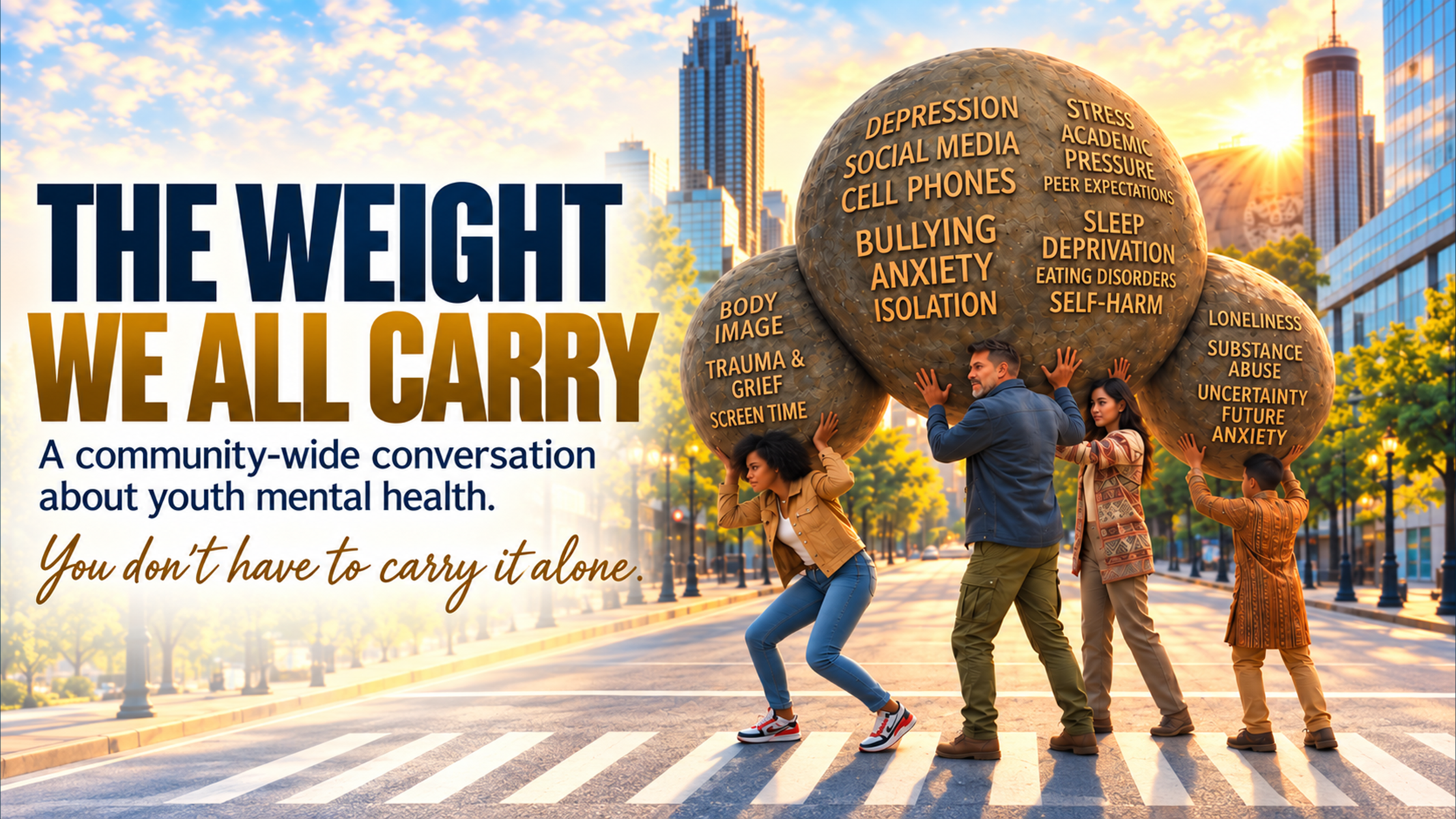The Weight We All Carry — a community-wide conversation about youth mental health