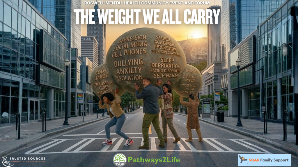 The Weight We All Carry Event Flyer