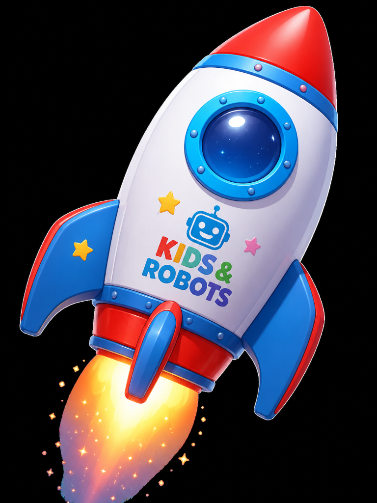 Kids and Robots launch rocket
