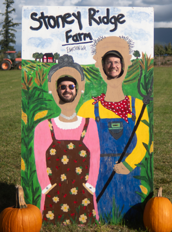 Stoney Ridge Farm face-in-hole board in Everson, WA