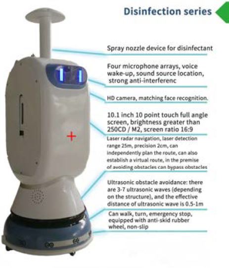 BenBen Spray Disinfection Robot