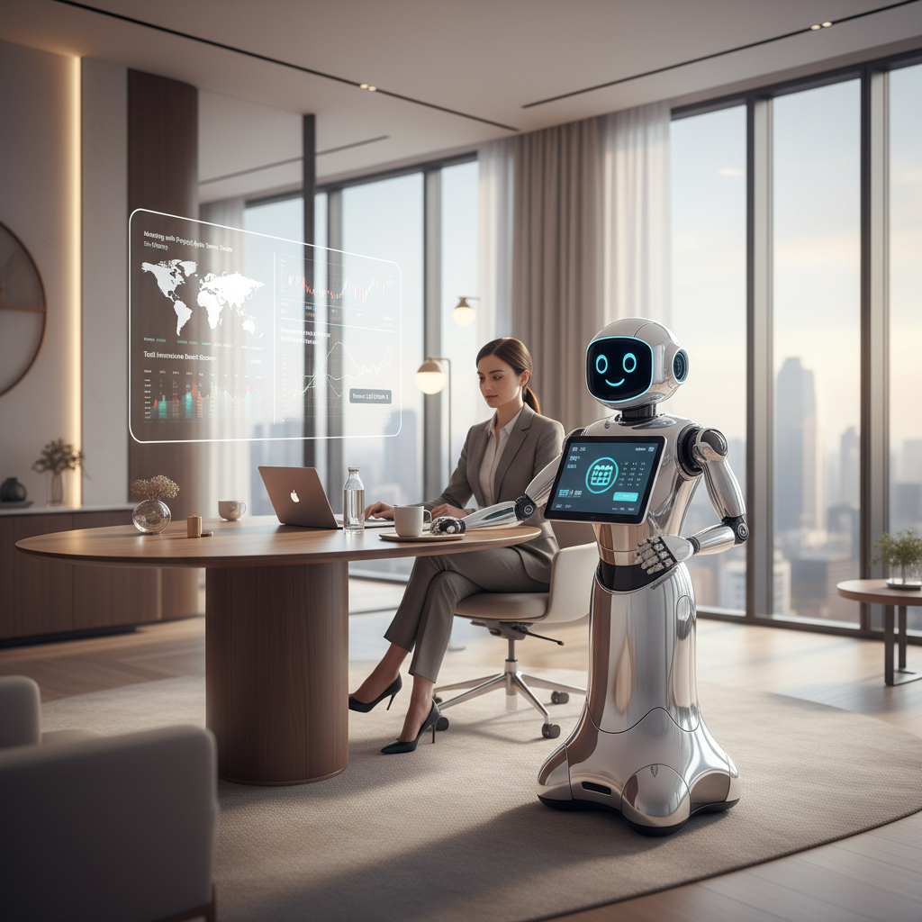 Personal Assistant Robot helping with daily tasks