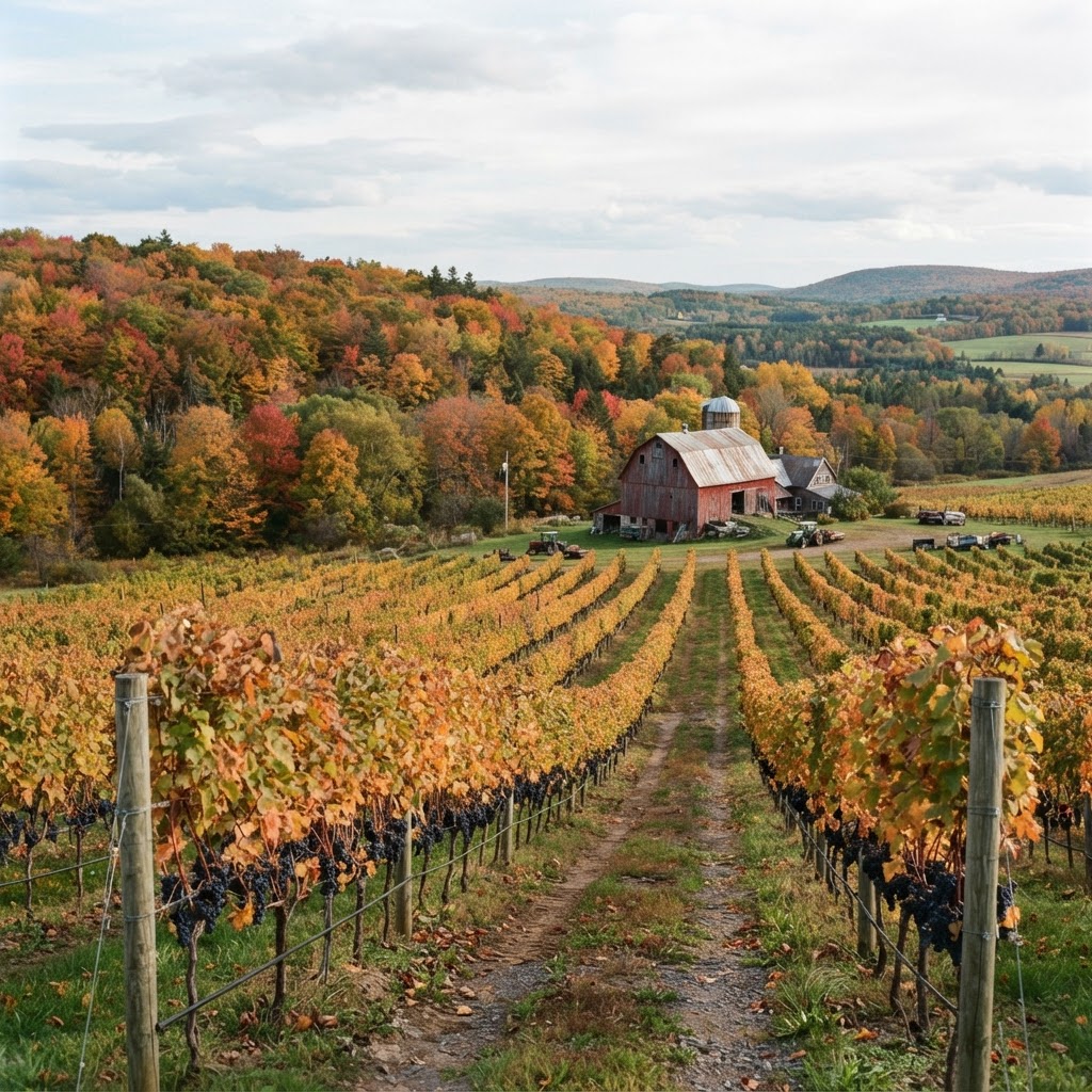 Wine Grape Harvest – Gaspereau Valley