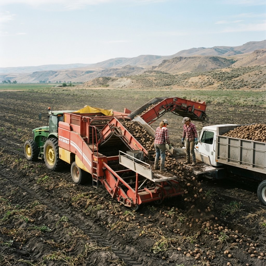 Potato Harvest – Snake River Plain
