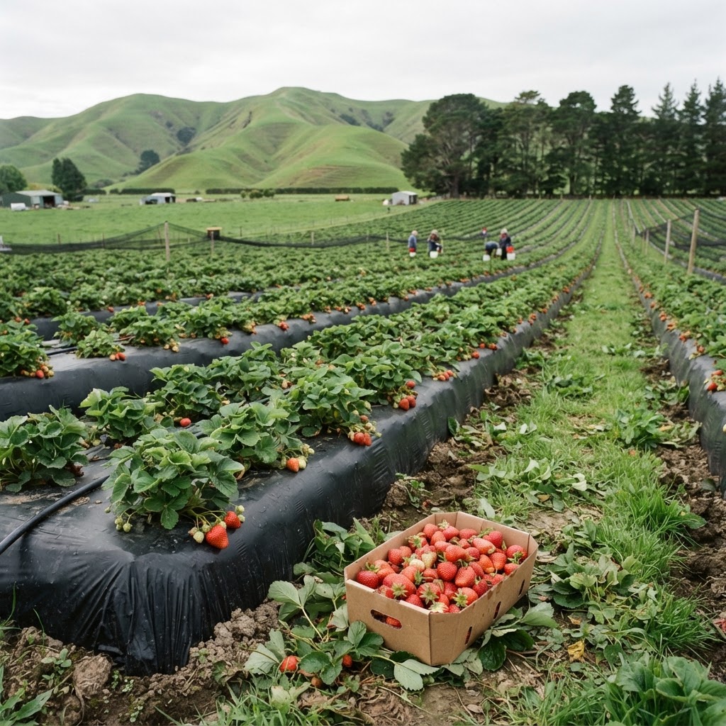 Strawberry Picking – Waikato